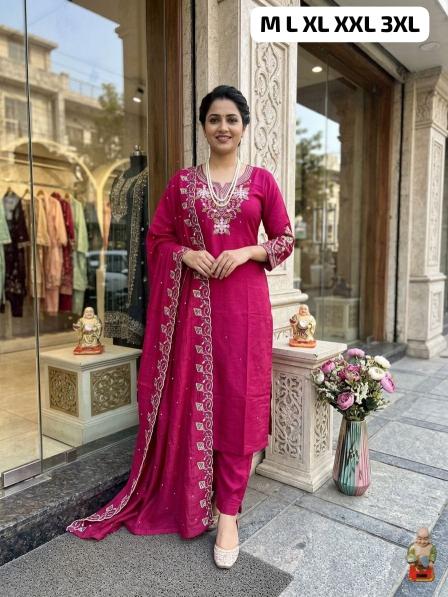 Krunique 3pcs kurti wholesale catalog